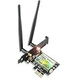 Ziyituod WiFi 6 Card, 3000Mbps Wireless Adapter with Bluetooth5.1, Dual-Band(2.4G / 5G) PCIe WiFi Card for Desktop PC, Suppor