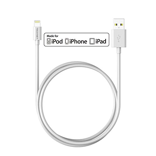 Lightning Cable [Apple MFi Certified], TeckNet 1.0M Apple Lightning to USB Cable For Apple iPhone 6S /6S plus/6/SE/5s/5c/5,iPad,iPad Air /Air 2, iPad mini1/mini2/mini3/mini4,iPad Pro,and iPod Nano 7th Generation
