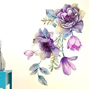 Prodecals Vinyl Flowers Wall Stickers 27.55 x 19.68 x 0.39 inches, Multicolour
