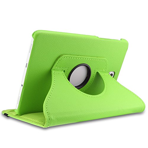 Infiland Samsung Galaxy Tab S2 9.7 Hülle Case – PU Ledertasche lederhülle 360° Drehbarer Stand Smart Cover Case Schutzhülle Tasche Etui für Samsung Galaxy Tab S2 T810N / T815N 24,6 cm (9,7 Zoll) Tablet-PC(mit Auto Schlaf / Wach Funktion)(Grün) - 5
