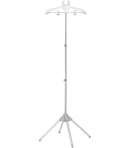 Steamer Rack Pieghevole Supporto Stiratura Verticale Portatile - Braccio Telescopico Regolabile Per Piastra A Vapore, Con Guanto Ferro Verticale A Vapore