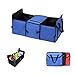 Produktbild TopNext Kofferraumtaschen Auto Organizer Aufbewahrungsbox für Autos Faltbarer Organizer Tragbare Kofferraum-Aufbewahrungsbeutel für Auto-SUV Minivan MPV (Blau)