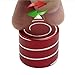 Price comparison product image Autbye Vortecon Kinetic Hypnotic Spinning Desk Toy Small Size Aluminium Alloy Relieve Stress Spinning Toy Fidget Toy for Pressure Reduction (Red)