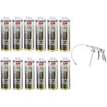 Kit 6 Anti-gravillons Blanc U200 + Pistolet Blackson - Protection Carrosserie Auto