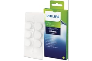 Recamania Pastillas Quita grasas Para Cafeteras Saeco Original CA6704/10 Pack de 6