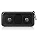 Price comparison product image Meeaja Wireless Bluetooth 4.0 Portable Sport IP67 Waterproof & Built-in Mic and NFC & Shockproof Multifunction Speaker - LED Flashlight - Bike Mount - for Outdoor Sports Cycling Camping (Black)