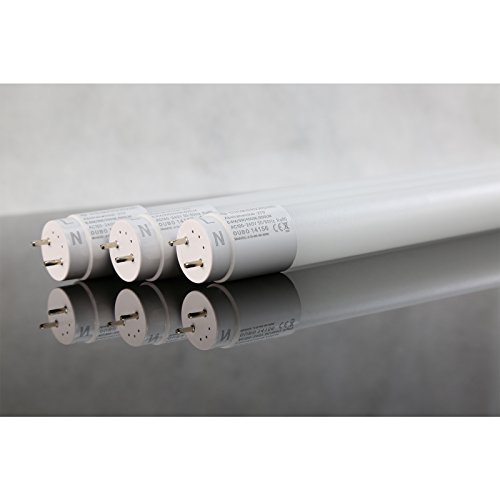 2er Pack OUBO LED Leuchtstofflampe 60CM Leuchtstoffröhre T8 Tube 9 Watt, Warmweiß 3000K, 990LM, Abstrahlwinkel 270°, Nanoröhren, inkl. LED Starter - 8