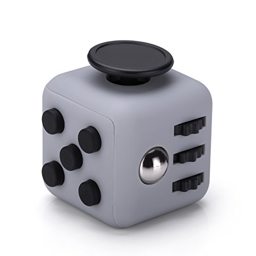 Preisvergleich Produktbild Fidget Cube Anti Stress Würfel in Grau Schwarz von VAPIAO