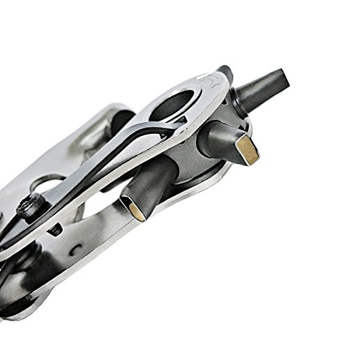 S&R Profi Revolverlochzange OVAL / MADE IN GERMANY / Lochzange Oval Pfeifenzange mit Hebel-Übersetzung und 6 auswechselbaren OVALEN Lochpfeifen: 5,7 x 3,8 mm, 4,6 x 3,0 mm, 6,3 x 3,5 mm, 7,3 x 4,3 mm, 7,8 x 3,0 mm (Langloch), 6,0 x 3,0 mm (Rechteckig) - 5