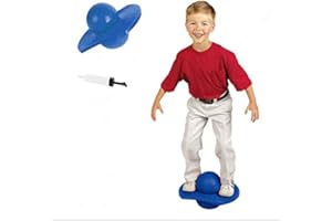 LONTG Hüpfball Kinder Erwachsene Springen Ball Jumping Hopper Balance Board Yoga Pilates Gymnastik Bounce Space Ball Outdoor Indoor Sportball Fitnessball Junge Mädchen Balancespiel Hopping Spielzeug