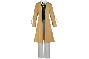 Xinchangda Bungo Stray Dogs Cosplay Costume Anime Dazai Osamu Nakahara Chuuya Uniforms Full Set for Halloween Christmas Carnival Party Cosplay Outfit