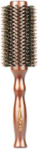 Styling Essentials Natural Boar Bristles Hair Brush, Bristles Comb Ruled (6.1cm diameter)