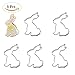 Produktbild Formemory 5 Stück Ostern Ausstechform Hase Ausstechformen Ausstecher Set Plätzchenformen, Keks- und Plätzchenausstecher Hase, Ausstech-Formen für Oster-Plätzchen, Farbe: Silber.
