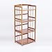 Produktbild Solid Woodshelf, Bamboo Vier Schichten Mikrowelle Rack Landing Multifunktions Storage Rack Debris Rack Regal Küche Ofen Rack 53 * 38 * 118Cm,A