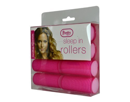 8 x Pretty Hair Sleep In Rollers (Pink - Small)