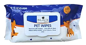 Black Apple Wet Pet Wipes for Dogs, Puppies & Pets with Fresh Apple Scent 6