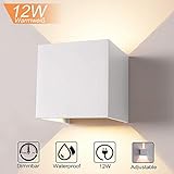 💡【360 Grad Einstellbarer Lichtwinkel】Für diese Lampe kann nicht nur das Lichtwinkel verstellt wird, sondern auch die Lampe kann in verschiedene Winkel an der Wand montiert werden. Bieten Sie schöne Lichteffekte und verschiedene gute Atmosphären für Beleuchtung oder Dekoration.