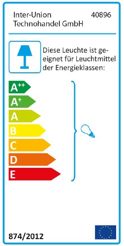 Unitec 40896 Handleuchte, 100W, Gummi mit Metallkorb und H05-RN-F - 2