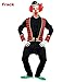 Produktbild KarnevalsTeufel Clown-Frack Bobbo Männerkostüm, langärmelig, Frack, Sakko Zirkus Karneval Halloween (XXX-Large)