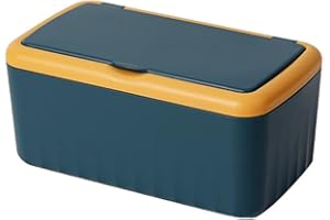 KATUTUDE Feuchttücher Box, Baby Feuchtes Toilettenpapier Aufbewahrungsbox, Taschentuchhalter Kunststoff Feuchttücher Spender, Spenderhalter mit Deckel Serviettenbox für Zuhause Büro