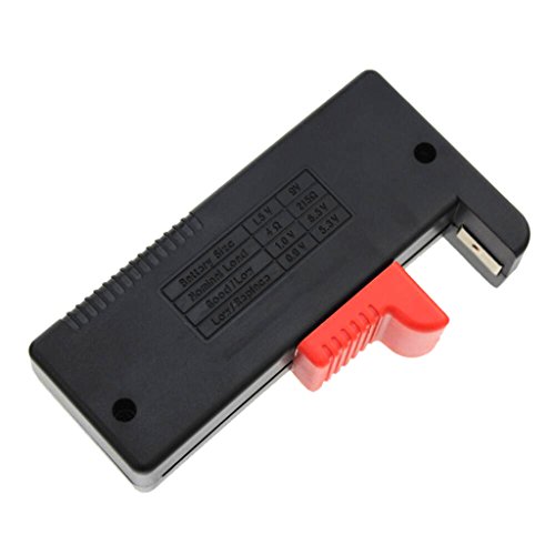 Baoblae Universal Battery Checker Tester AA AAA C D 9V Button in Consumer Electronics Multipurpose Batteries RS.395 (55.00% Off) - Amazon