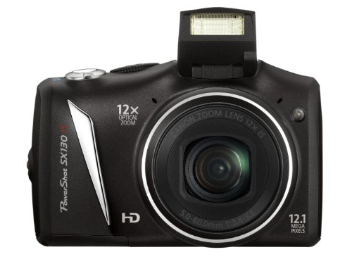 Canon PowerShot SX 130 IS Digitalkamera (12 Megapixel, 12-fach opt. Zoom, 7,5 cm (2,95 Zoll) Display, bildstabilisiert ) schwarz Canon PowerShot SX 130 IS Digitalkamera (12 Megapixel, 12-fach opt. Zoom, 7,5 cm (2,95 Zoll) Display, bildstabilisiert ) schwarz