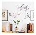 Produktbild QTZJYLW Schöne Blumen Vogel Muster Wandtattoo Aufkleber Home/Shop Dekor DIY Abnehmbare Art Vinyl Wandbild Für Kinderzimmer (50 × 70 cm)