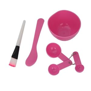 Gleader 4 in 1 DIY Makeup Set Mask Bowl Gauge Stick Brush - Image 2