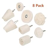❤SUITABLE AMPLIAMENTE: Adecuado para metal, joyería, metal, acero inoxidable, productos de aluminio, madera, plásticos, vidrio y la industria de la superficie de pulido y pulido.