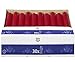 Produktbild INDIGOS UG - Tafelkerzen 30 Stück SuperPack 180 x 21,5 mm bordeaux - für Weihnachten, Feiern, Party und Geburstag