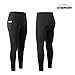 Produktbild Overmont Damen Sport Leggings Yogahose Tanzhose Hohe Taille Sporthose Lange Hose für Yoga Pilates Laufen Fitness Tanzen M/L/XL Schwarz/Grau/Rosa