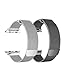 Produktbild YaYuu Kompatibel für Watch Armband,Milanese Schlaufe Edelstahl Armbänder mit einzigartiger Magnetverriegelung ohne Schnalle für Watch 42mm 38mm Series 4/3 / 2/1, Sport, Edition