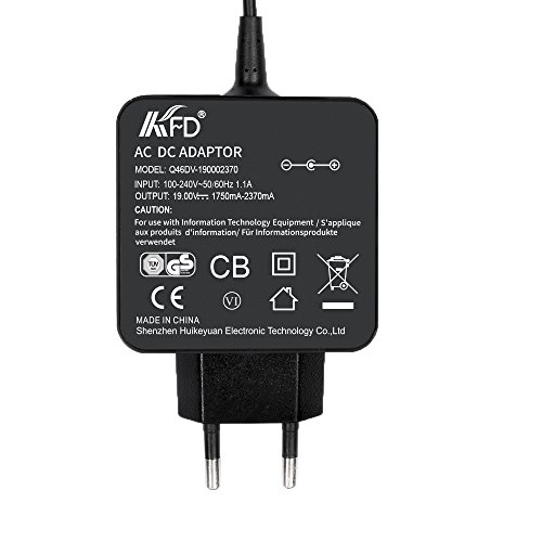 KFD 33W Netzteil Ladegerät Ladekabel für Asus Eeebook X205TA X205 X205T, Asus T100Ha Tp200s, Asus Eeebook F205TA E202SA, Asus E200HA FD0005TS FD0004TS X5-Z8300, Asus Eeebook E205SA (TP200S), Asus e202sa 11,6″ AD890526 HATM0103 ADP-33AW B – 19V 1,75A - 3