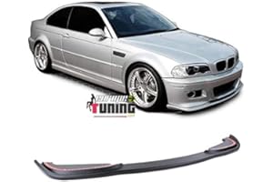 europetuning - 05243 - Lame BECQUET Noir Spoiler DE Pare Chocs Avant Serie 3 E46 en Pack M3