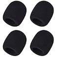 kh Foam Mic Cover Handheld Microphone Windscreen (Black Pack of 4)