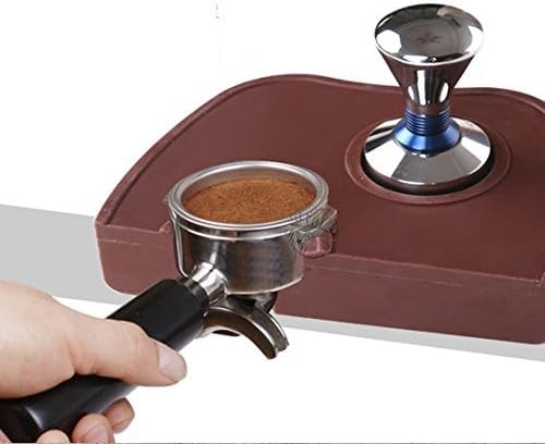 Espresso Tamping Mat Tamper Holder Dropped Edge Corner Silicone Non-Slip Barista by Bright Kitchen