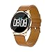 Produktbild LCLrute 2018 F1 Smart Watch Pulsmesser Armband Fitness Fernbedienung Kamera Touchscreen Smartwatch Motion erkennung Smart Uhr Sport Fitness Männer Frauen Tragbare (Gold)