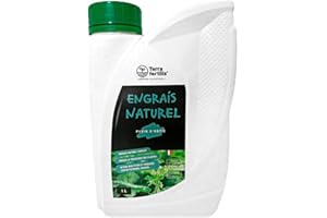Terra Fertilis - Purin d'ortie - Formule concentrée - Engrais naturel à base d'ortie - Renforce la résistance des plantes contre les agressions extérieures (champignons et insectes) - Bidon 1L