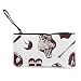 Produktbild Baseball Gear Small Multifunctional Portable Canvas Coin Purse Phone Pouch Cosmetic Bag,Zippered Wristlets Bag