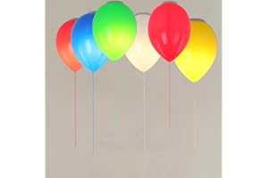 GUANSHAN Bunte Ballon-Deckenleuchte, schöne LED-Ballon-Deckenleuchte, Kinderzimmer, Deckenleuchte, dekorativer Kronleuchter für Wohnzimmer, Schlafzimmer, Kinderzimmer, Jungen, Mädchen
