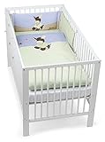 Sterntaler 9241564 Bett-Set Esel Emmi bestehend aus Bettwäsche und Nestchen