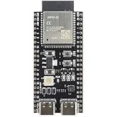 Ayzek ESP32-S3-DevKitC-1 N16R8 WiFi ve Bluetooth Geliştirme Kartı | 16MB Flash Bellek, 8MB PSRAM, &Ccedil;ift USB-C Port, RGB LED Da