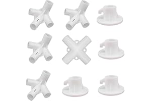 CuiCanfla 9 piezas de repuesto para carpa de carpa, accesorios para cenador, juego de 9 piezas de repuesto para tienda de campaña, incluye cenador, toldo, conector de esquina de plástico