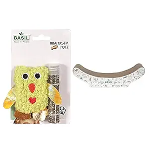 BASIL Cat Recreational Toys (Cat nip+Cardboard Scratcher)