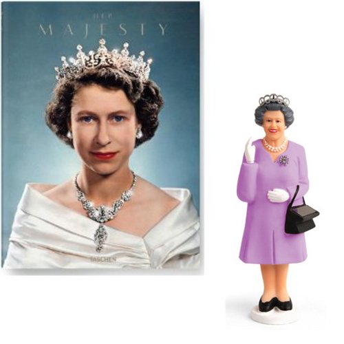 Preisvergleich Produktbild Her Majesty Queen Elizabeth II + Solar Queen - winkt mit Solarkraft