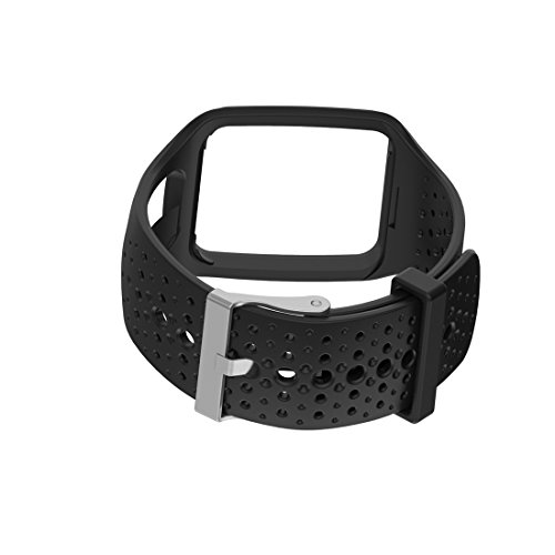 iFeeker Zubehör Ersatz Soft Silikon Gel Uhrenarmband Armband Sport Armband für TomTom GPS Sportuhr Runner / Runner + HRM / Golfer / Cardio Multi-Sport GPS-Sportuhr (One Size) - 3