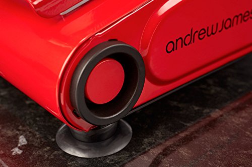 Andrew James – Elektrische Präzisions-Aufschnittmaschine Allesschneider in Rot – 19cm Klinge + 2 Extra Klingen für Brot und Fleisch – 2 Jahre Garantie - 6