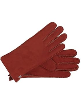 Kuschelige Damen Lammfellhandschuhe von Roeckl in ziegel