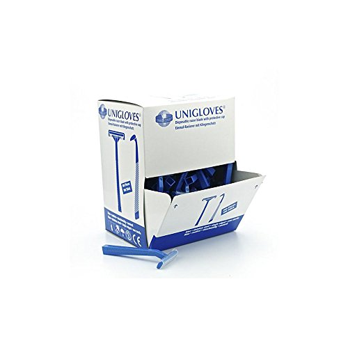 Unigloves Disposable Tattoo Blue Razors (100)