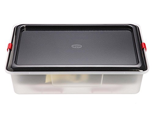 Dr. Oetker 1123 Rechteck-Springform mit Servierboden und Transporthaube 29x42x7cm BackIdee Kreativ - 3